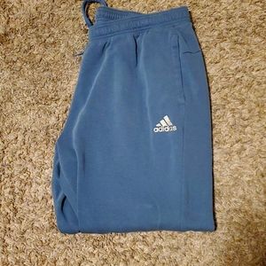 Adidas blue joggers
